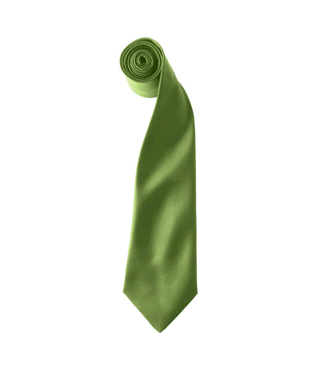 Premier Colors Mens Satin Clip Tie (Pack of 2) (Oasis Green) (One Size)