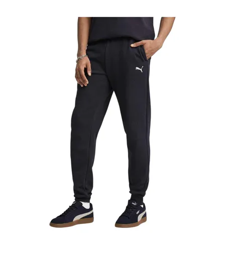 Mens Logo Cuffed Joggers Navy Puma