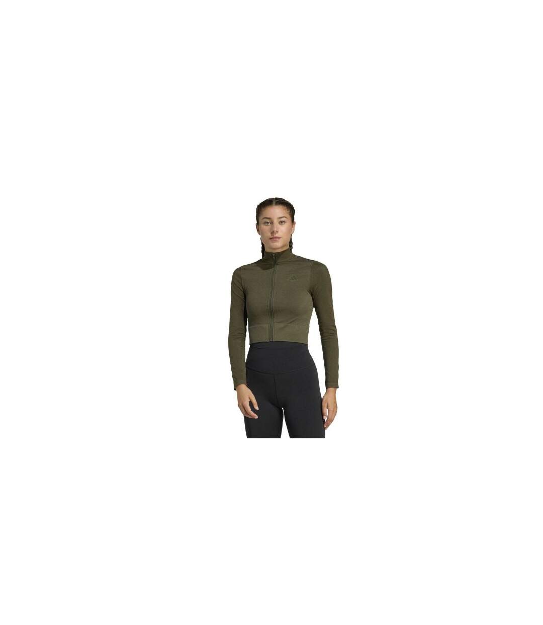 Veste Entraînement Climacool Femme Ton Kaki Adidas-1
