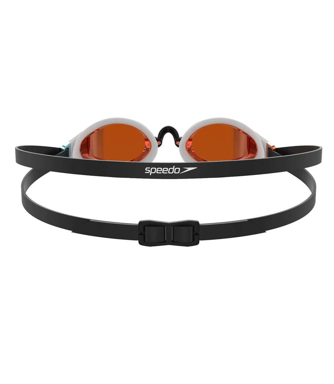 Lunettes De Natation Fastskin Speedsocket Adulte Noir Blanc Feu Speedo-2