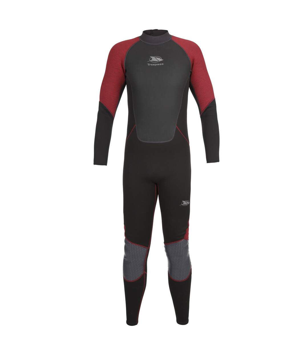 Mens Nitrox Wetsuit Merlot Black Marl Trespass-1