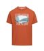 T-shirt Décontracté Motif/style Imprimé Gallon Homme Orange Foncé Imprimé Trespass-1