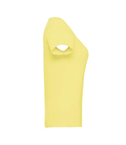 Russell Womens Slim Fit Longer Length Short Sleeve T-Shirt (Yellow Marl)