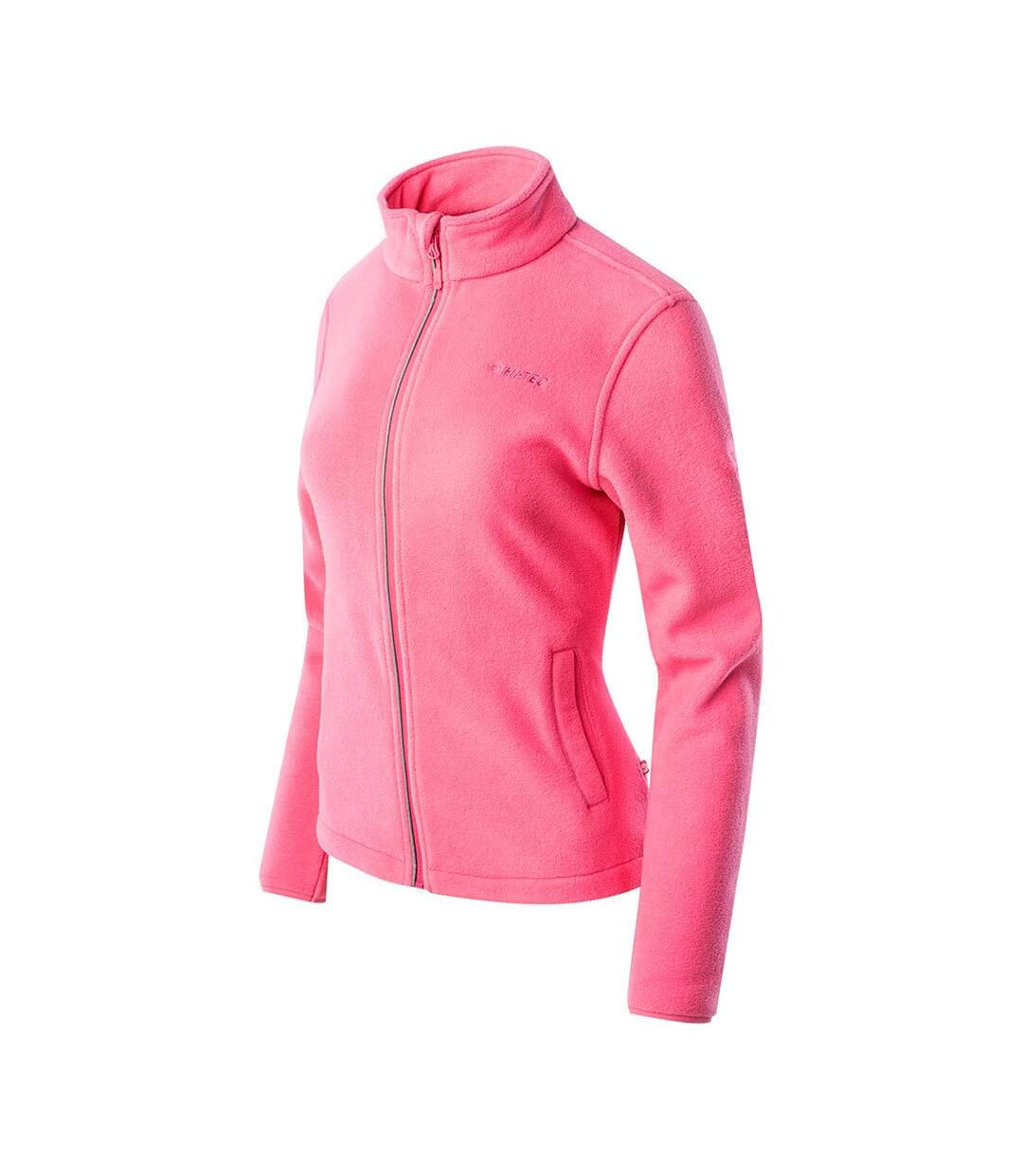 Veste polaire nader femme rose vif Hi-Tec-3