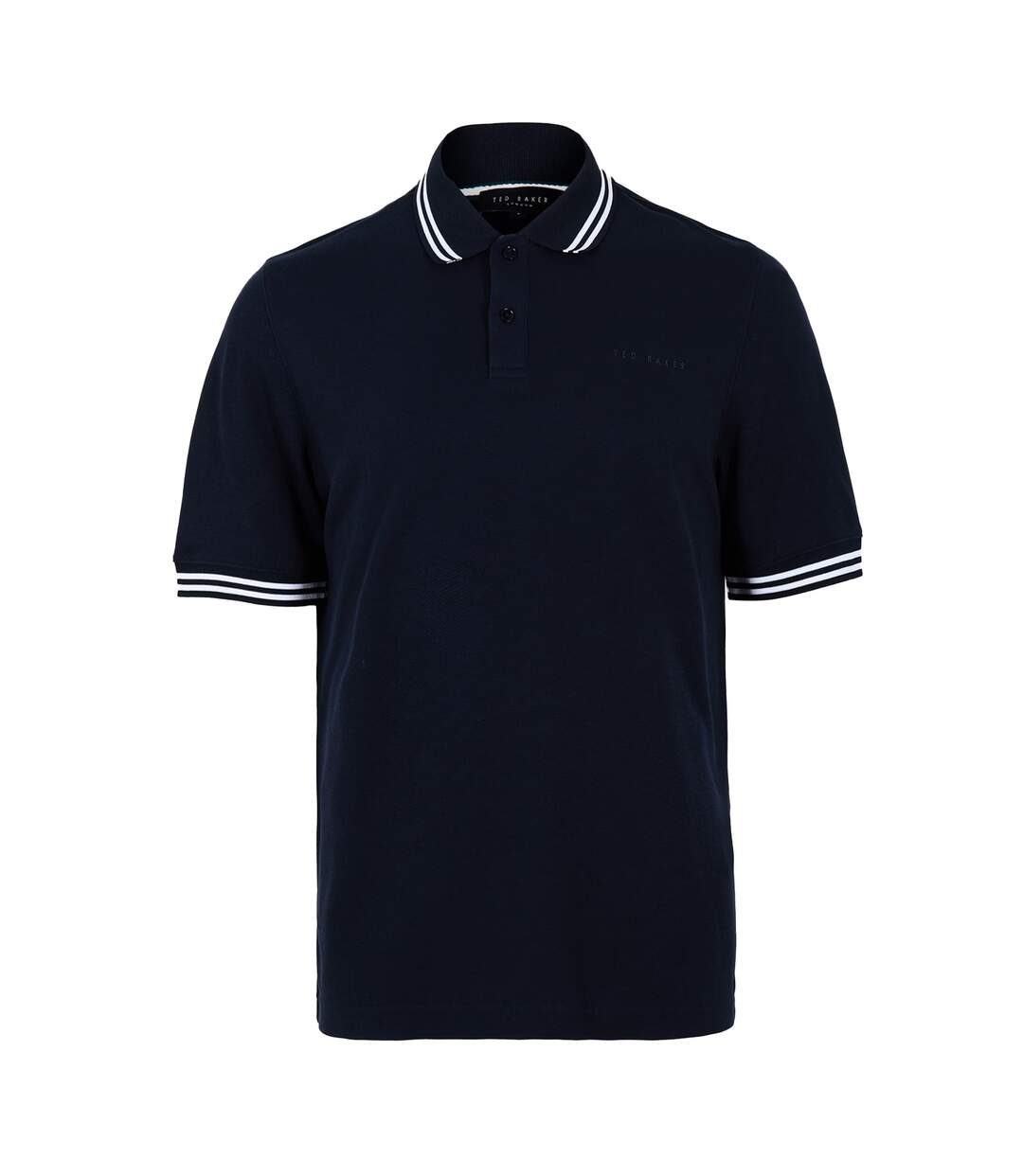 Polo Motif/style Rayure Contrastée Sur Bord Homme Bleu Marine Ted Baker-2