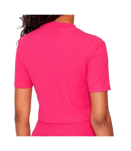 T-shirt Rose Femme Adidas Crop HG6165