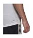 T-shirt Sport Style 3 Rayures Designed To Move Homme Blanc Adidas-3