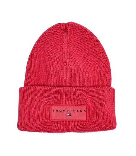 Bonnet rose femme tommy hilfiger linear beanie