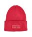 Bonnet rose femme tommy hilfiger linear beanie-1