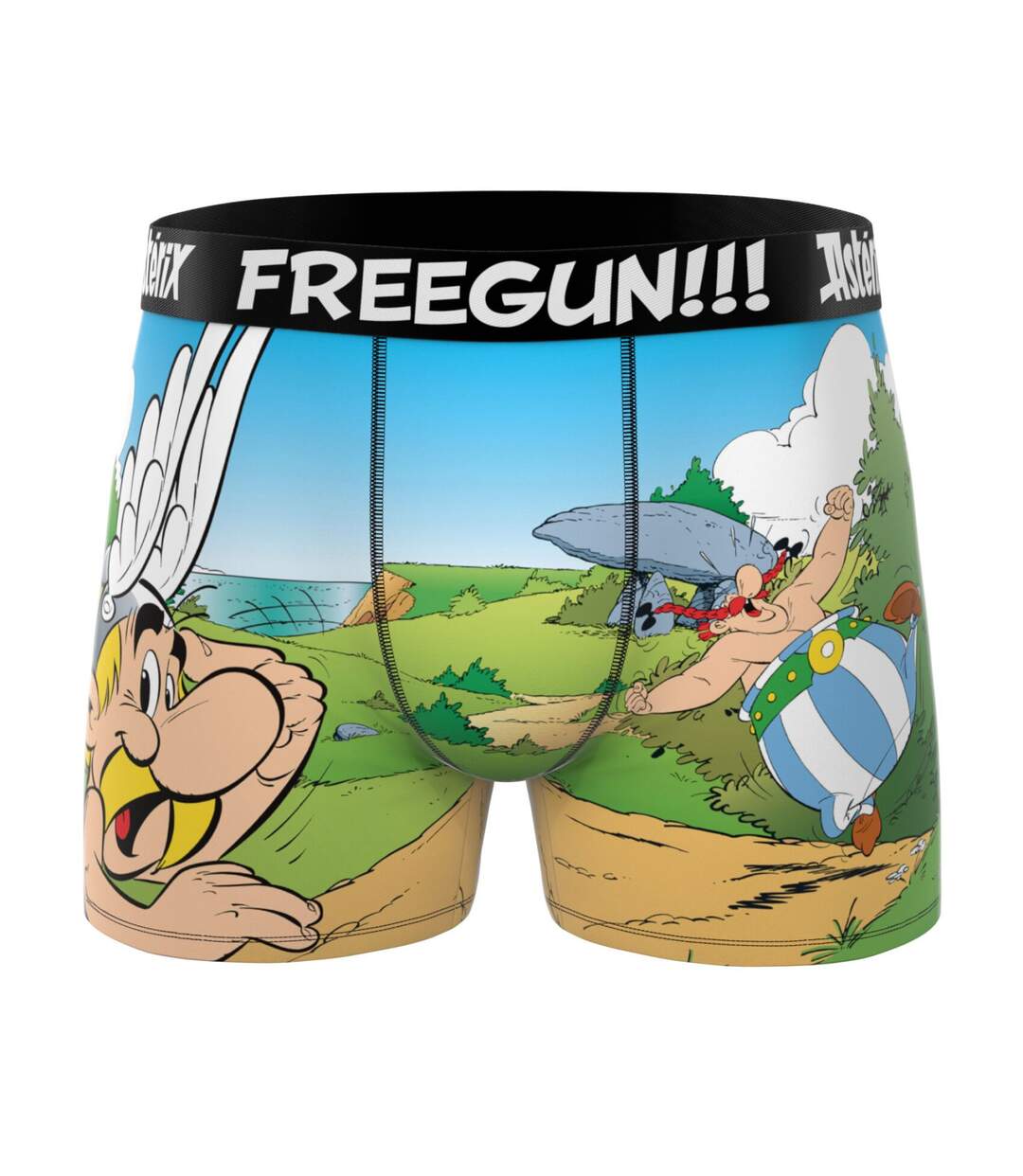 Lot de 3 boxers homme Asterix Freegun-3