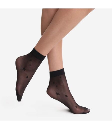 Mi-bas à motifs fantaisie Style