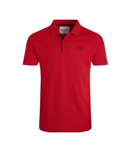 Polo miles homme rouge épine-vinette chiné Weird Fish