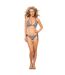 Bas De Maillot De Bain Motif/style À Rayures Femme Bleu Marine Blanc Panos Emporio-4