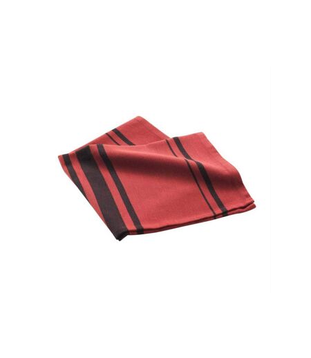 Torchon en Coton Tissé Comptoir 50x70cm Rouge