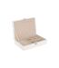 Boîte à Bijoux Bouclette Loe 28cm Blanc-2