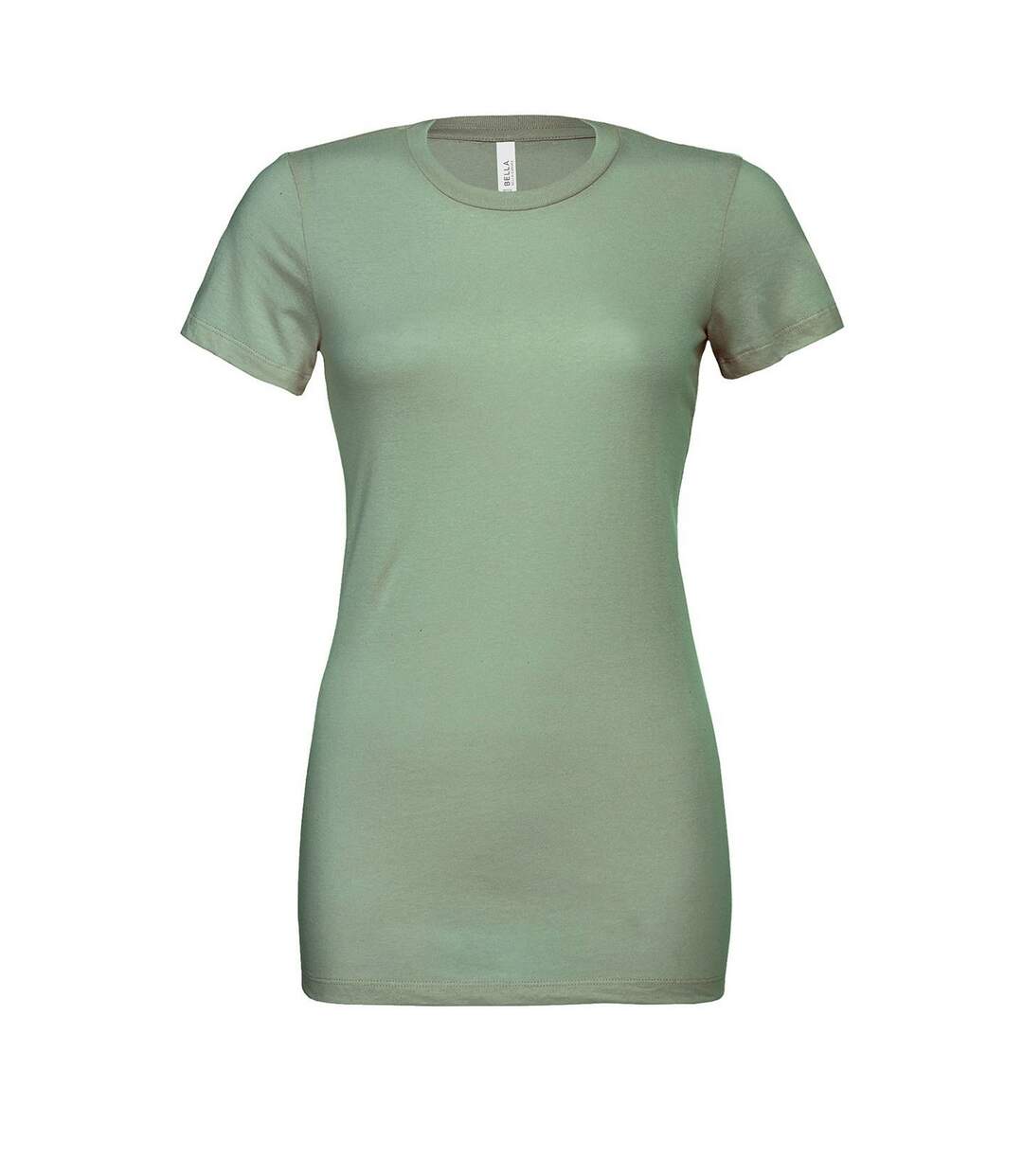 T-shirt femme vert de gris Bella + Canvas-1