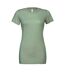 Bella + Canvas Womens/Ladies Jersey Relaxed Fit T-Shirt (Sage Green)