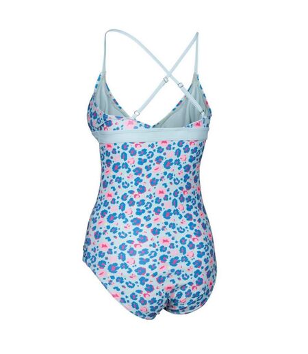 Maillot De Bain 1 Pièce Mimi Femme Bleu Menthe Trespass