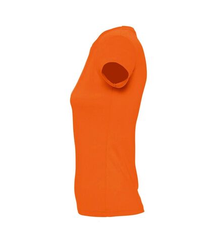 SOLS - T-shirt manches courtes IMPERIAL - Femme (Orange) - UTPC291