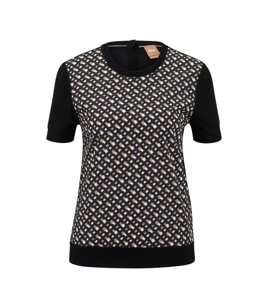 Sweat Manches Courtes Fordana Femme Brillant Boss-2