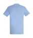 T-shirt manches courtes imperial homme bleu ciel SOLS