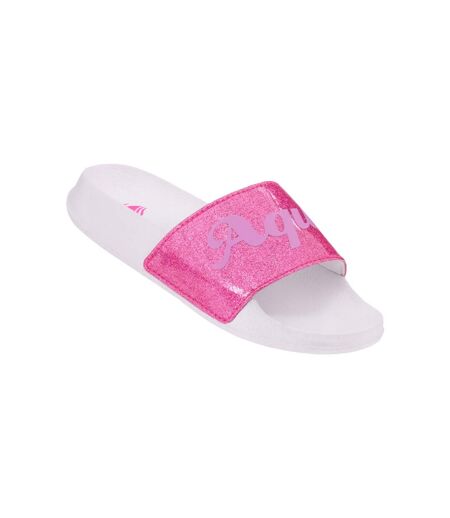 Claquettes Mirino Enfant Rose Blanc Aquawave