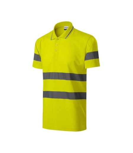Polo Haute Visibilité Runway Homme Jaune Rimeck