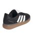 Mens Barreda 3 Stripes Leather Trainers Black Adidas-2