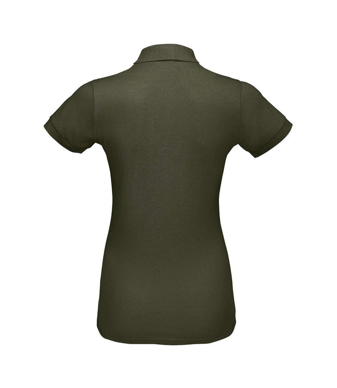 Polo Manches Courtes Prime Femme Vert Kaki SOLS-2
