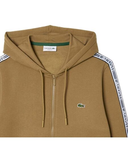 Veste À Capuche Homme Marron Lacoste