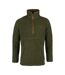 Mens Sherpa Fleece Quarter Zip Fleece Olive Jack Pyke-1