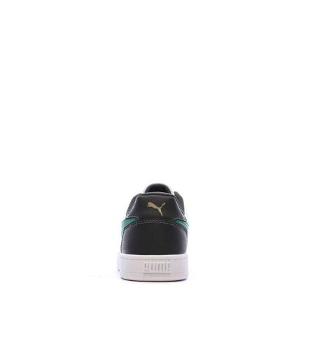 Baskets blanches/noires/vertes femme puma caven 2.0