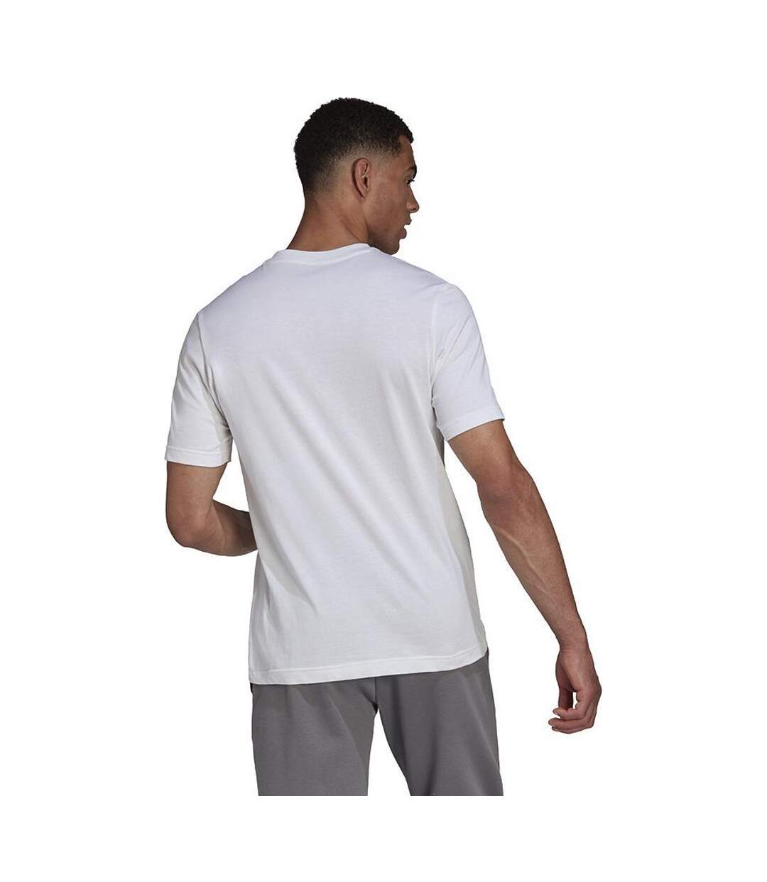 T-shirt Entrada Homme Blanc Adidas-3