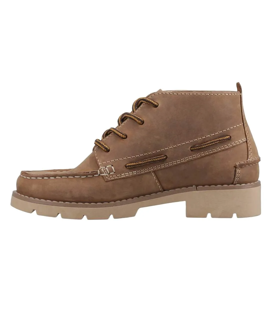 Mens Savanna Leather Boots Tan Sperry-3