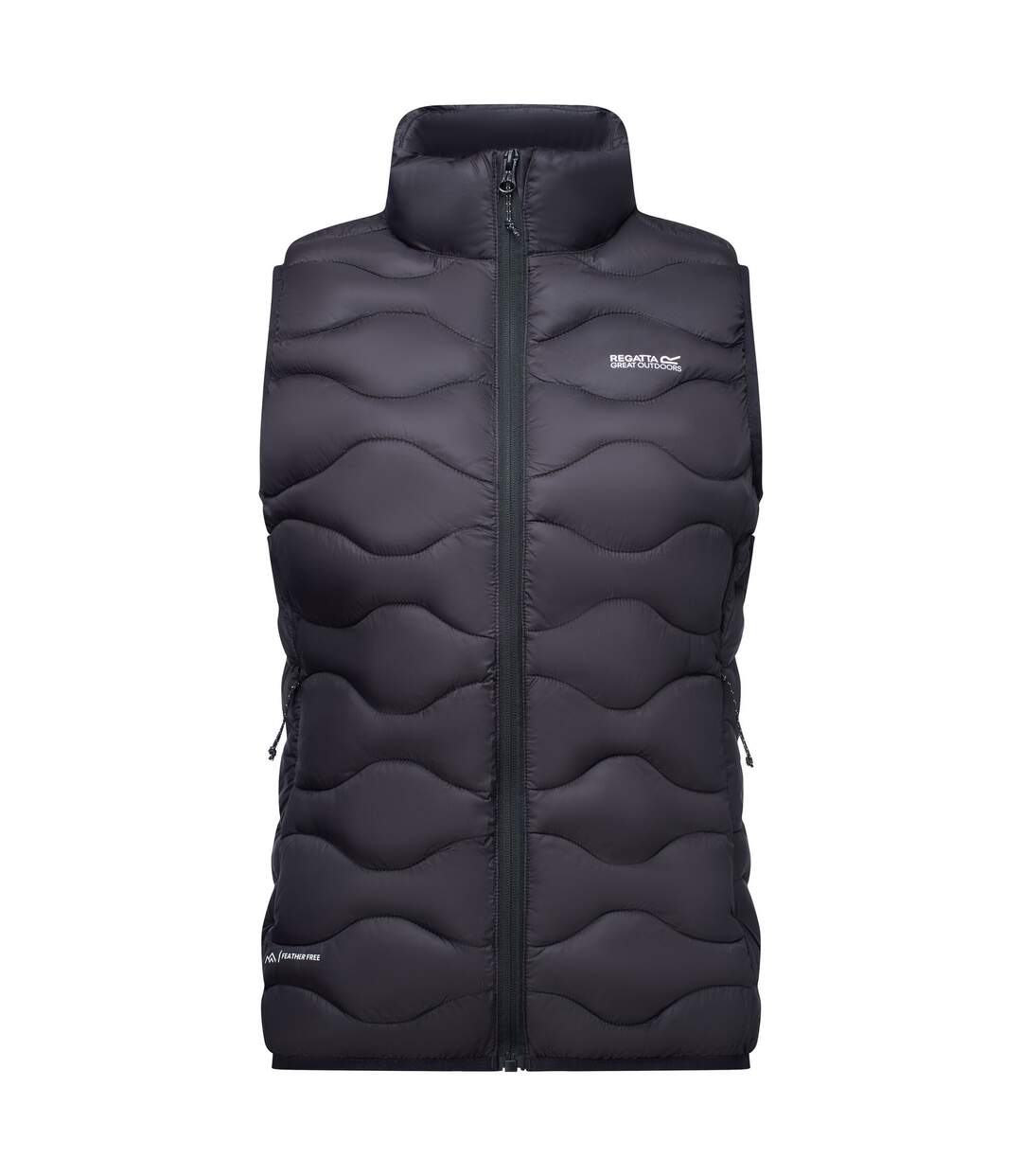 Doudoune Sans Manches Motif/style Matelassé Hydi Femme Noir Regatta-2