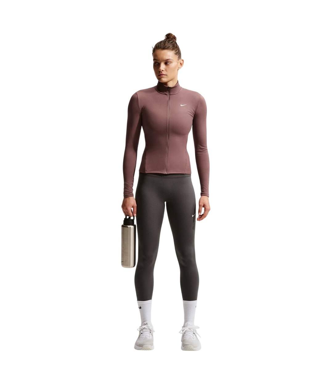 Legging One Femme Gris Foncé Nike-4
