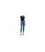 Womens/ladies Mile High Cotton Blend Super Skinny Jeans Denim Blue Denim Levis-1