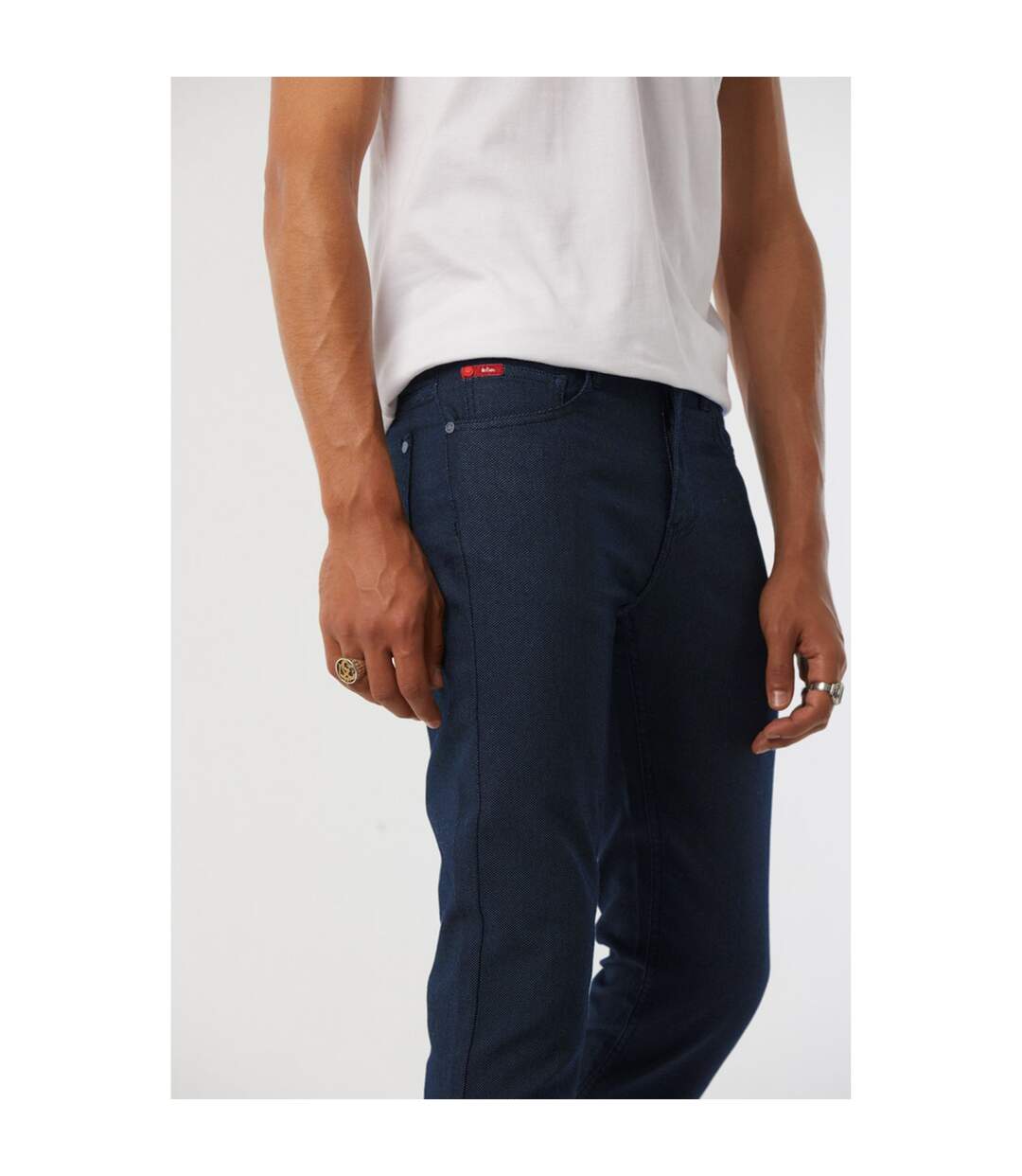 Pantalon coton straight LC126ZP-3