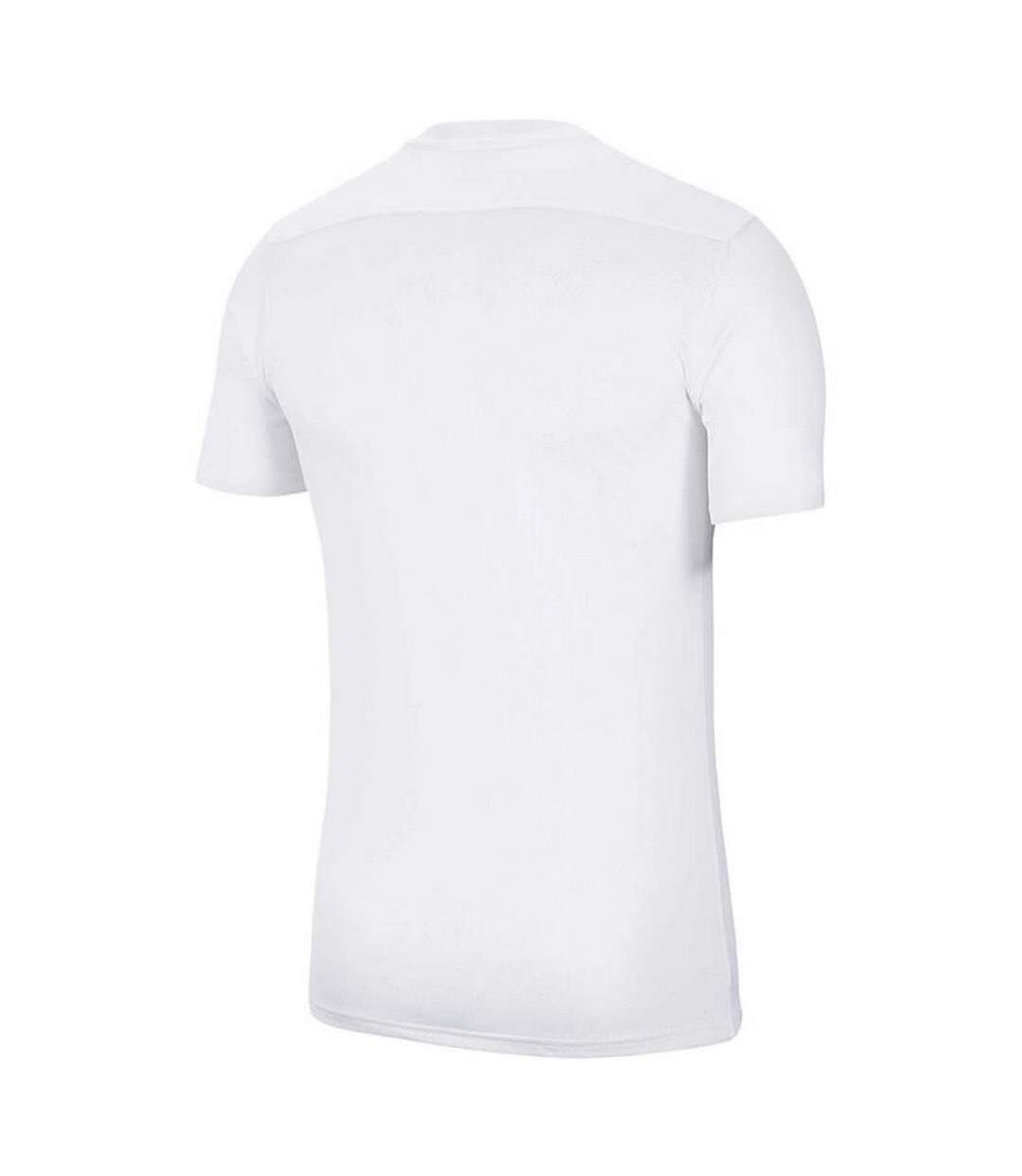 Maillot Manches Courtes Dry Park Homme Blanc Bleu Nike-2