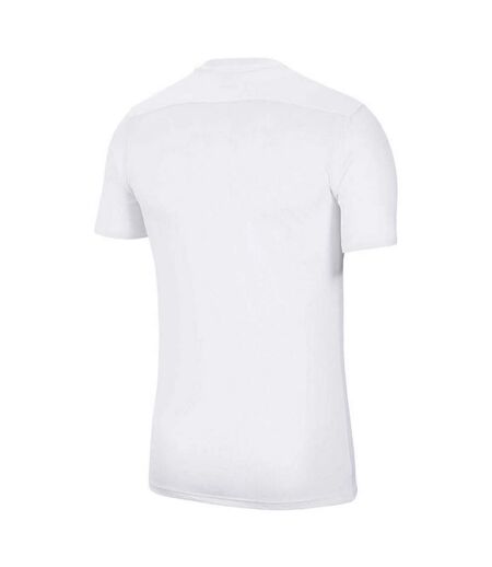 Maillot Manches Courtes Dry Park Homme Blanc Bleu Nike