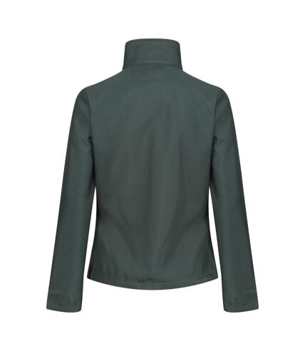 Regatta Standout Womens/Ladies Ablaze Printable Soft Shell Jacket (Dark Spruce/Black)
