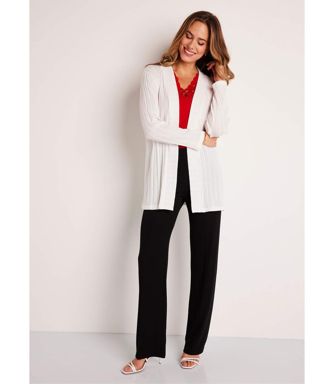 Gilet long droit-3