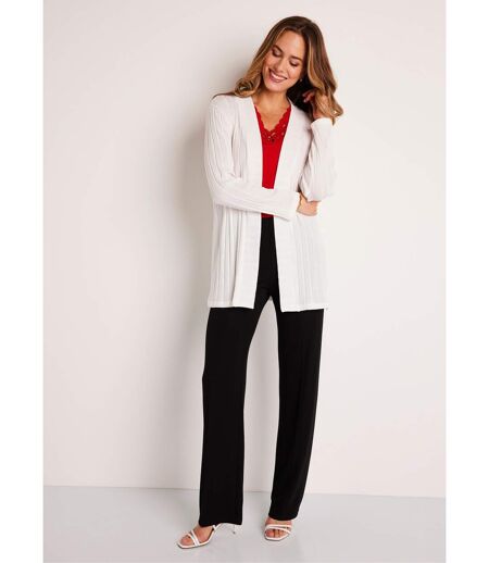 Gilet long droit