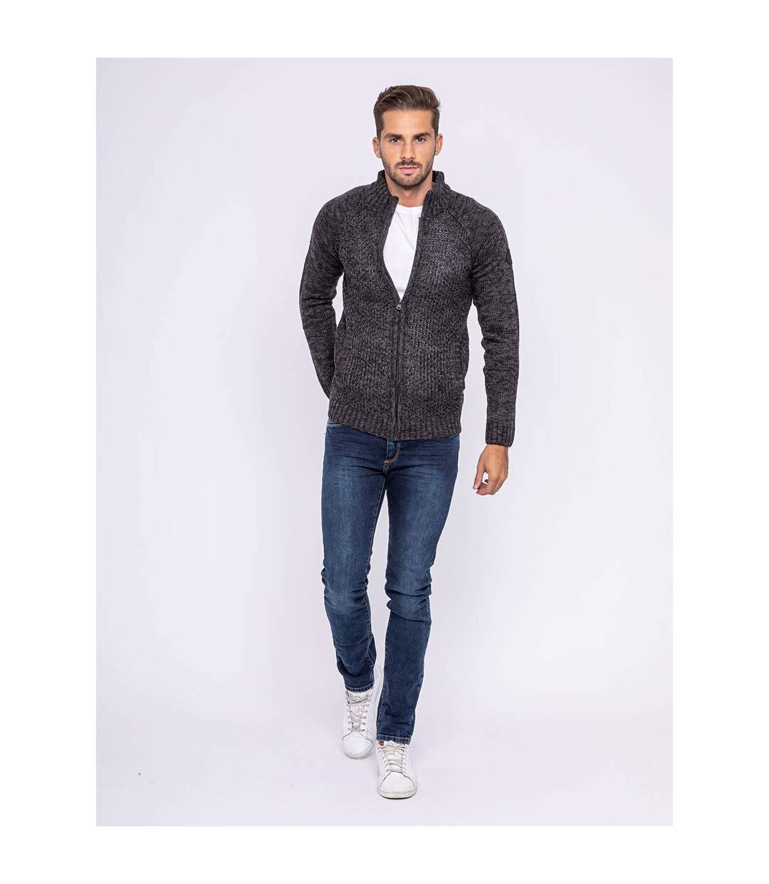 Gilet zippé col montant LIVIER-4