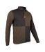 Mens Rugby Long-sleeved Polo Shirt Green Black Jack Pyke-4