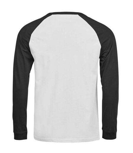 T-shirt Baseball Unlabeled Adulte Blanc Noir Tee Jays