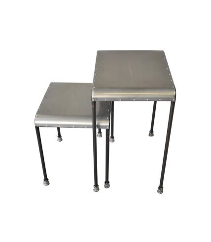 Table basse fait main en metal 2 TABLES GIGOGNES OLI