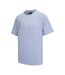 T-shirt Motif/style Uni Homme Bleu Clair Lonsdale-3