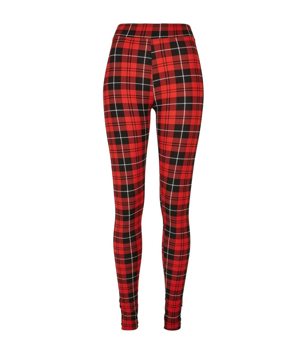 Legging Motif/style À Carreaux Femme Rouge Urban Classics-1