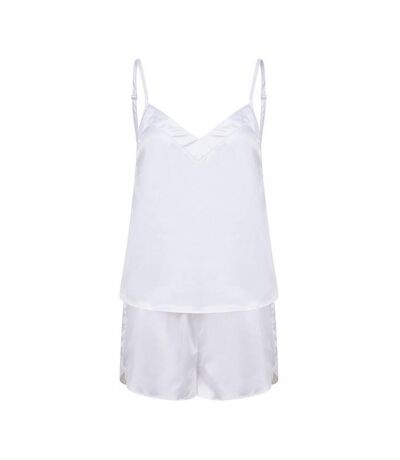 Ensemble de pyjama court femme blanc Towel City